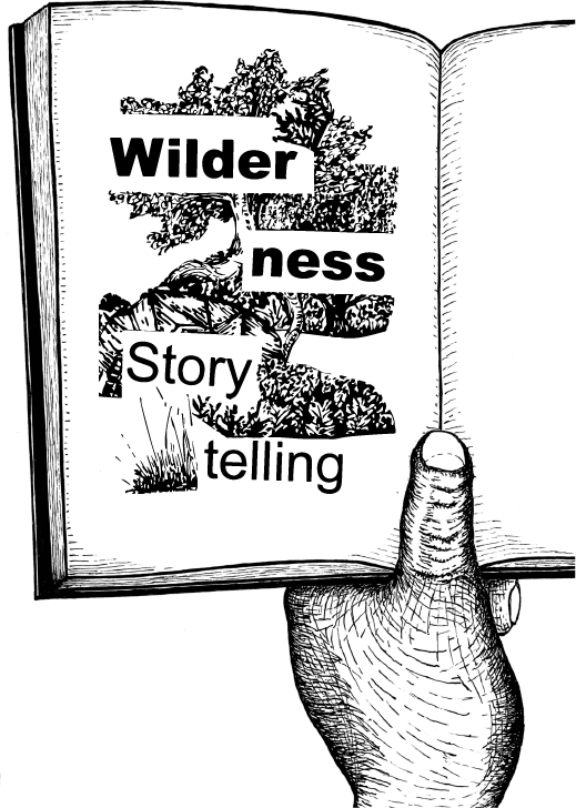 Wilderness Storytelling Bookwork illustration